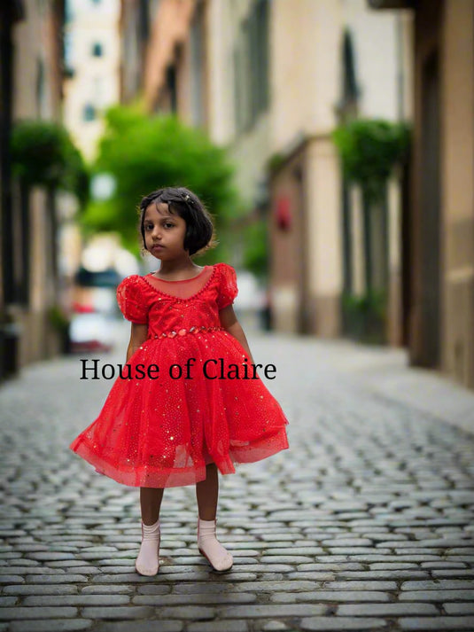 HOUSE OF CLAIRE-Best Boutique for kids online Baptism dress Party Wear