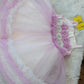 New Arrivals - Lavendar White Fluffy Ruffle 1st Birthday Party Wear Dress