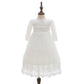 houseofclaire.com Vintage White Gown Baptism Dress with bonnet