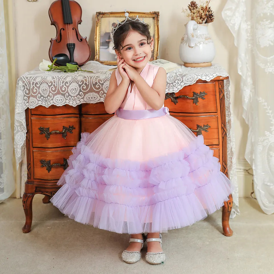 Kids Dress||chiku gown for girls||kids gown ||party wear dress for girls